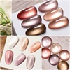 PUETNE 7.5ML Amber Moonlight Cat Magnetic Gel Nail Polish Winter Nails Jelly Glass Cat Eye Soak Off UV Semi-Permanent Varnish 3