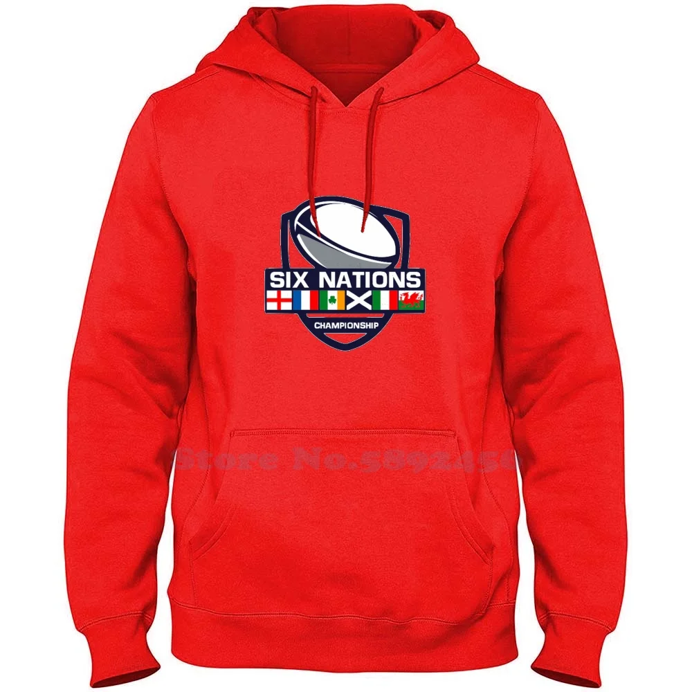 thumbnail image 1 of Sudadera con capucha de alta calidad 100 % algodón de moda de las Seis Naciones de rugby, 1 of 5