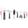 6Pcs Dollhouse Miniature Repair Kits Accessories Miniature Hammer Wrench Doll House Furniture Decoration 5