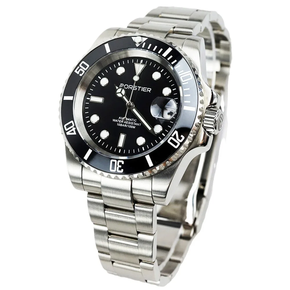 

40mm Men Watch Luxury Brand Blue Dial 904 Stainless Steel Watch Miyota8215 Sports Fashion Watch