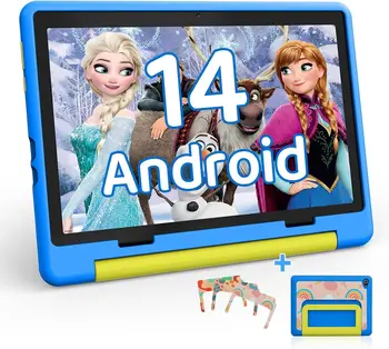 Tablet per bambini 10 pollici Android 14 Octa Core 8 GB RAM 64 GB ROM 128 GB espandibile 5000 mAh WiFi Bluetooth Regalo per bambini Software per bambini 1