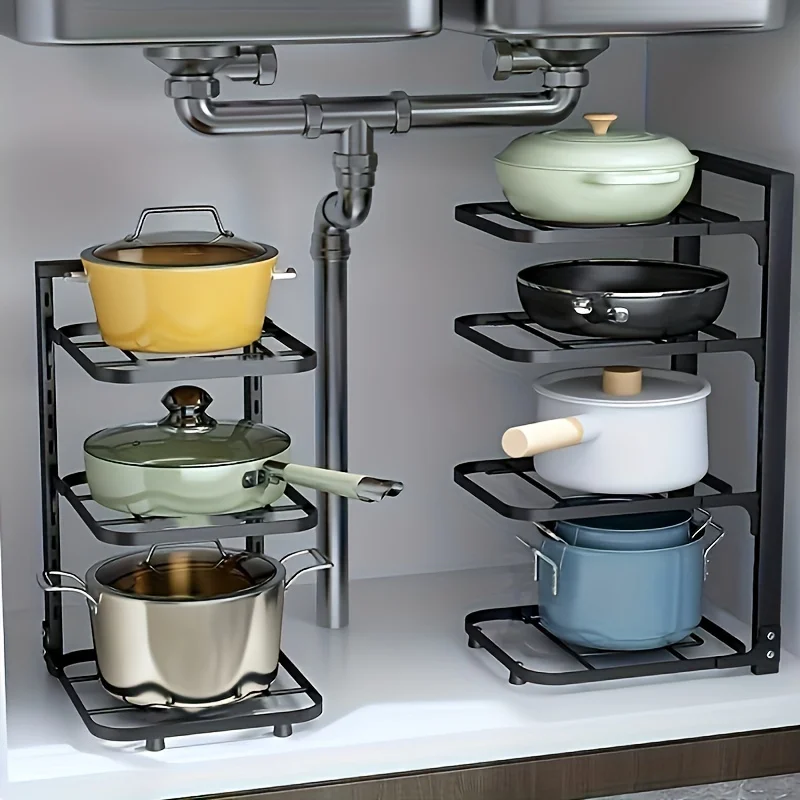 Adjustable Pot Rack Organizer 2