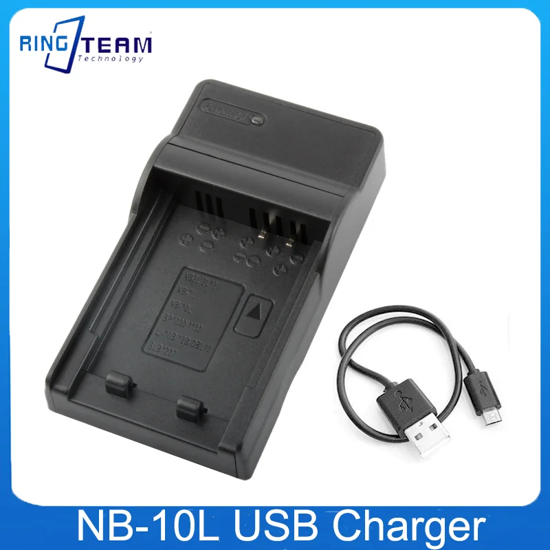 Nb-10L Nb 10L Nb10L Caricabatteria Usb Per Fotocamera Canon G1X G15 G16 Sx40Hs Sx50Hs Sx60Hs Sx40 Sx50 Sx60