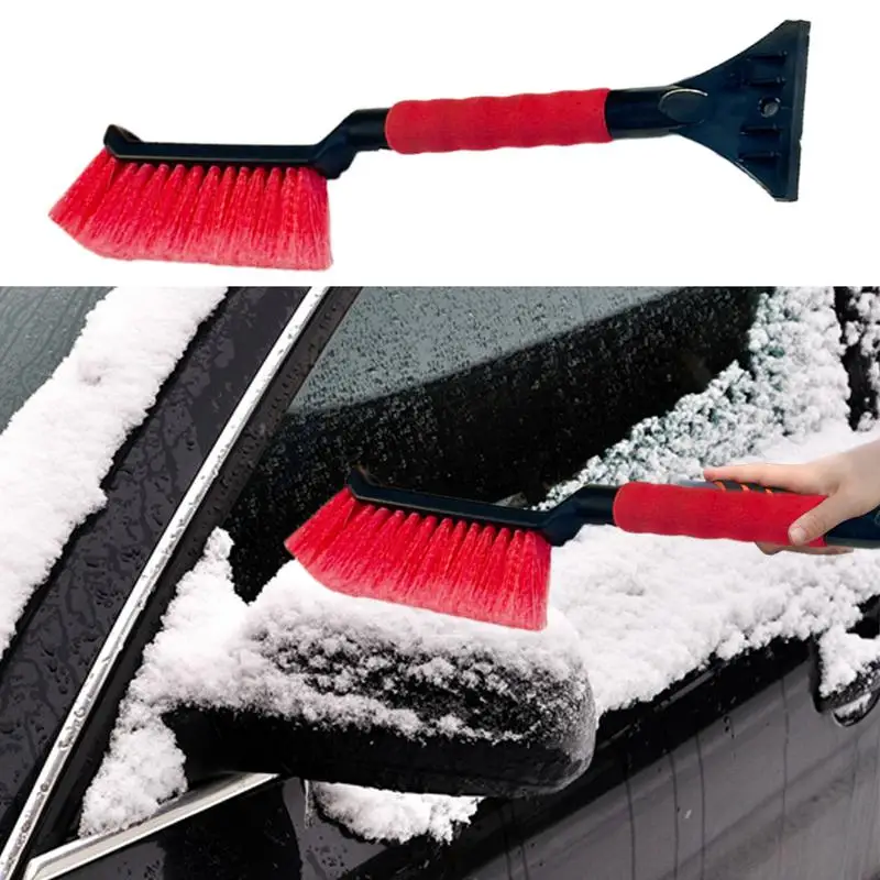  Car Ice Scraper and Brush Car Scraper Snow Brush Window Ice Scraper Window Ice Scraper Snow Cleaner For Car SUV 5