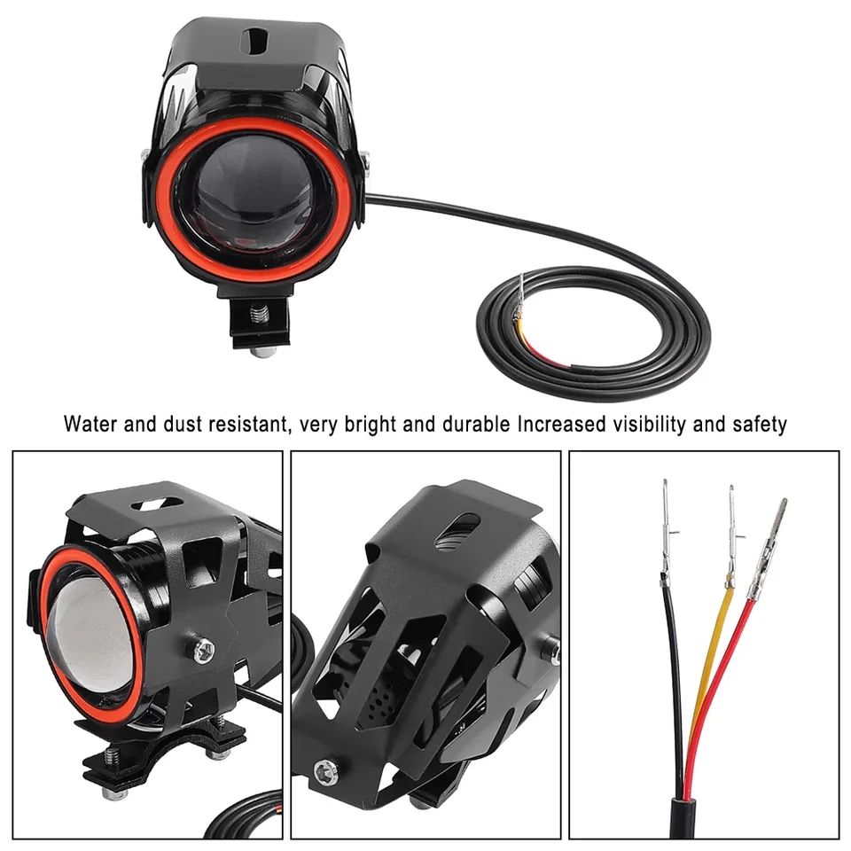 Electric Scooter U7 Front Headlight Horn Fog Lights For Kugoo