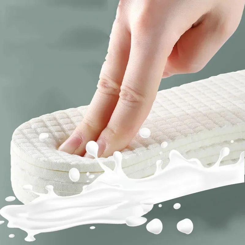 Memory Foam Insoles for Shoes Sole Mesh Deodorant Breathable Cushion Running Insoles Sports High Elastic Ultra-Light