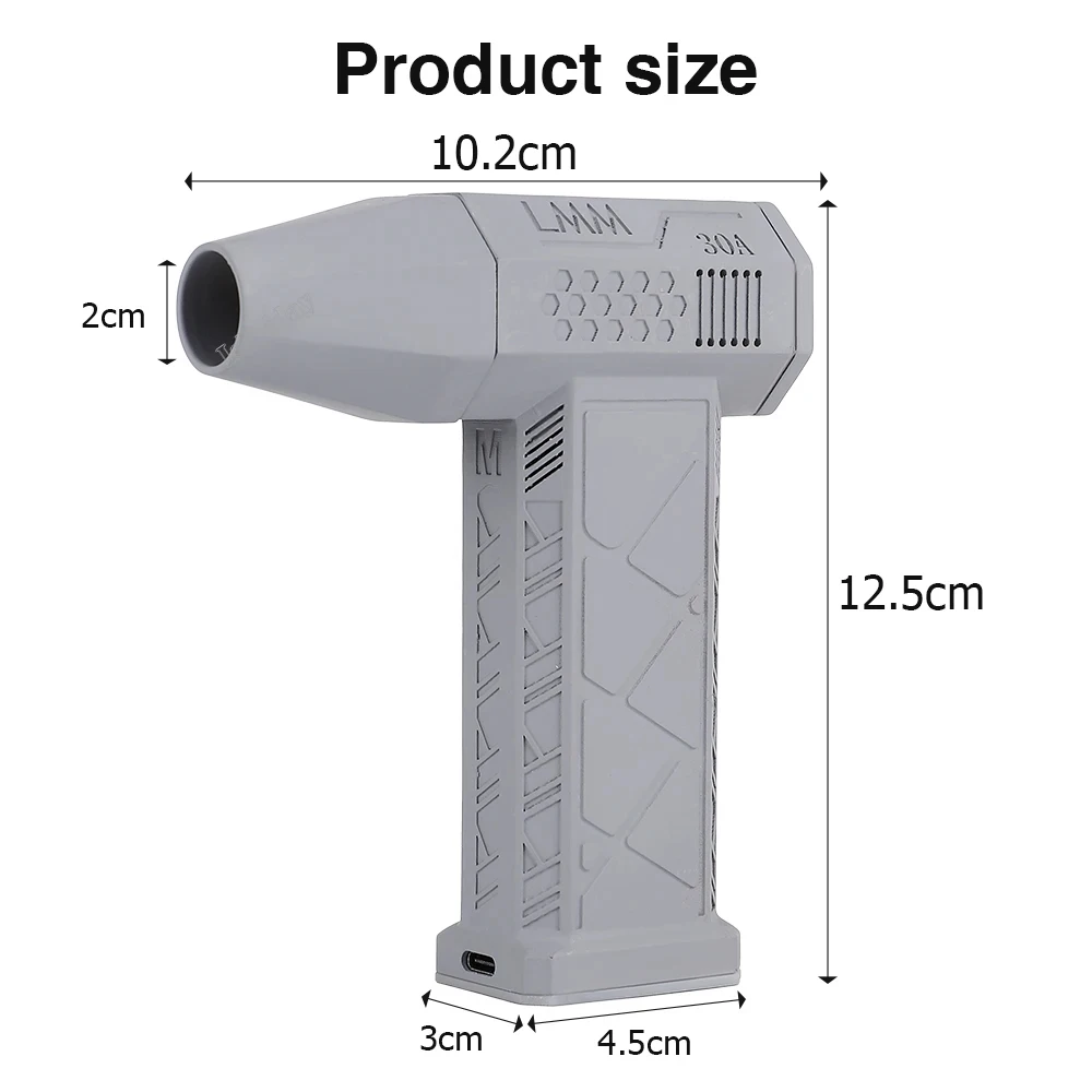 고성능 브러시리스 모터, 강력한 송풍기, 고속 덕트 선풍기, 미니 터보 제트, 110,000 RPM
