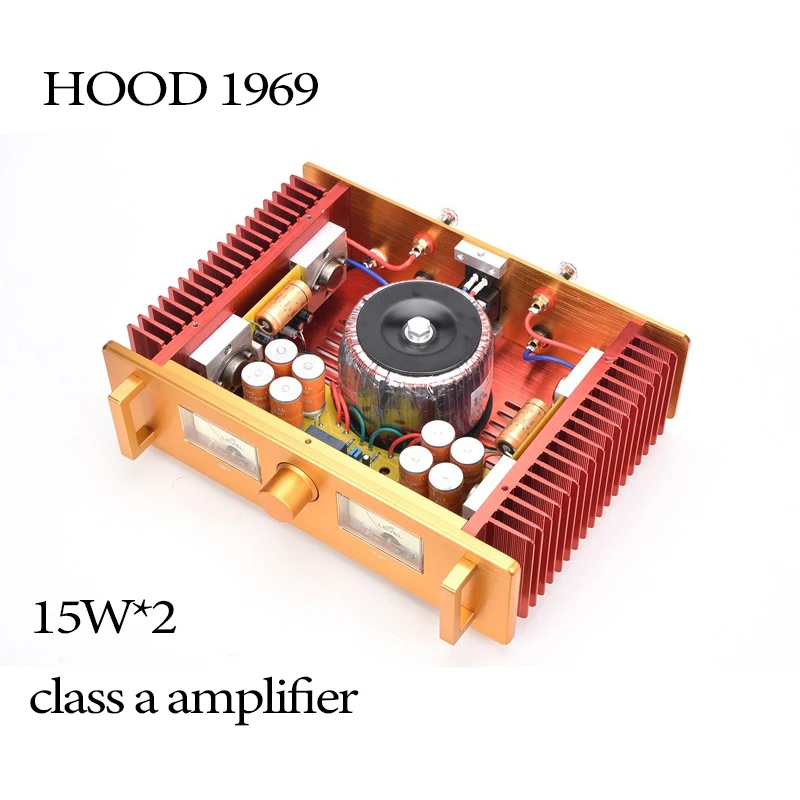 

Hood 1969 Power Amplifier Class A 15W High-end Audiophile HIFI Home Power Amplifier Siemens ROE 110v/220v