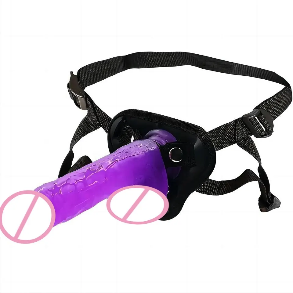 Men Strap On Dildo Panties Wearable Solid Penis Lengthen Sleeve Strapon Dildo Pants Harness Belt for Man Sex Toys For Woman Gay