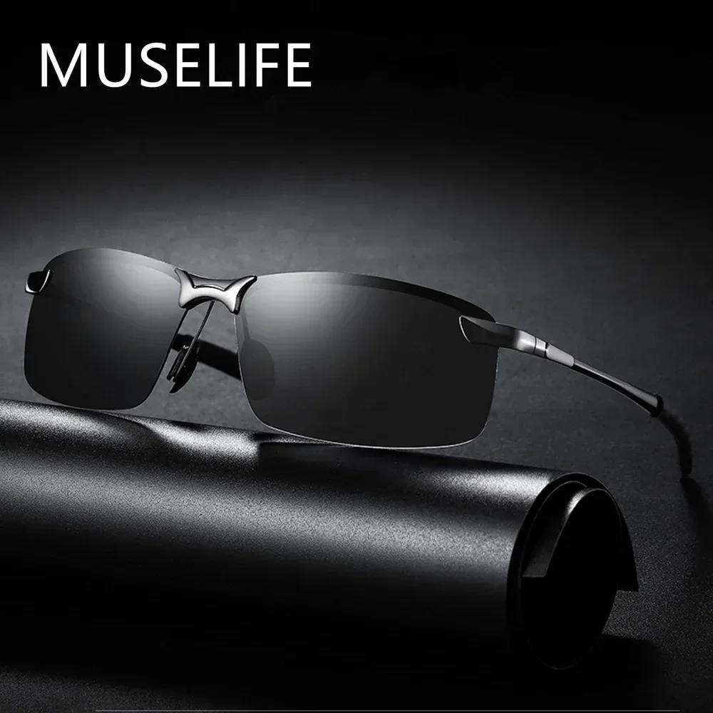 Men Polarized Sunglasses Driving Glasses Day Night Vision Driver Eyewear