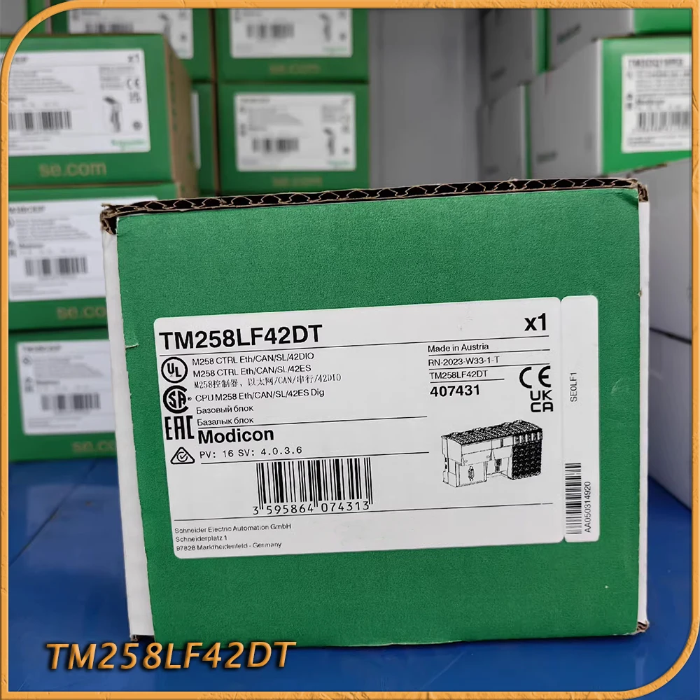 New TM258LF42DT M258 Industrial Control Product Controller For Schneider 42 I/O-24V