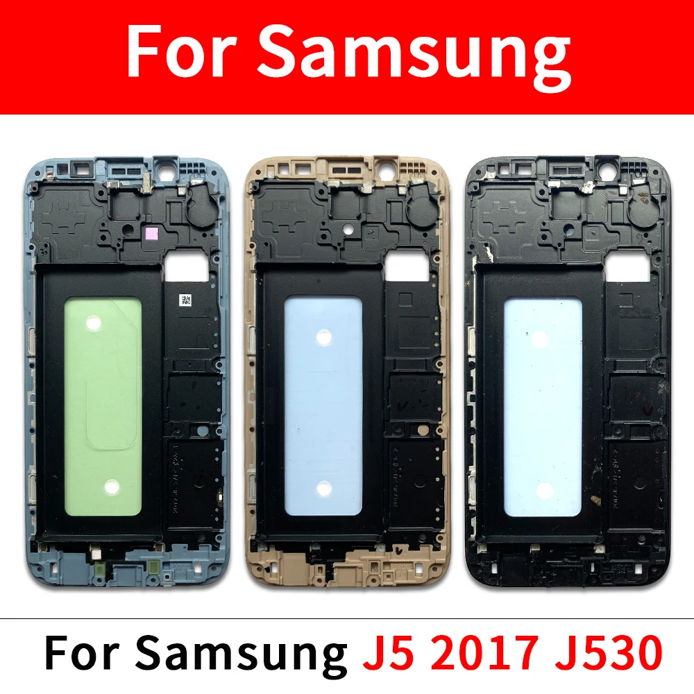 Per Samsung J5 J7 2017 J530 J730 J5 J7 Prime G570 G610 Custodia Lcd Copertura Telaio Centrale Anteriore