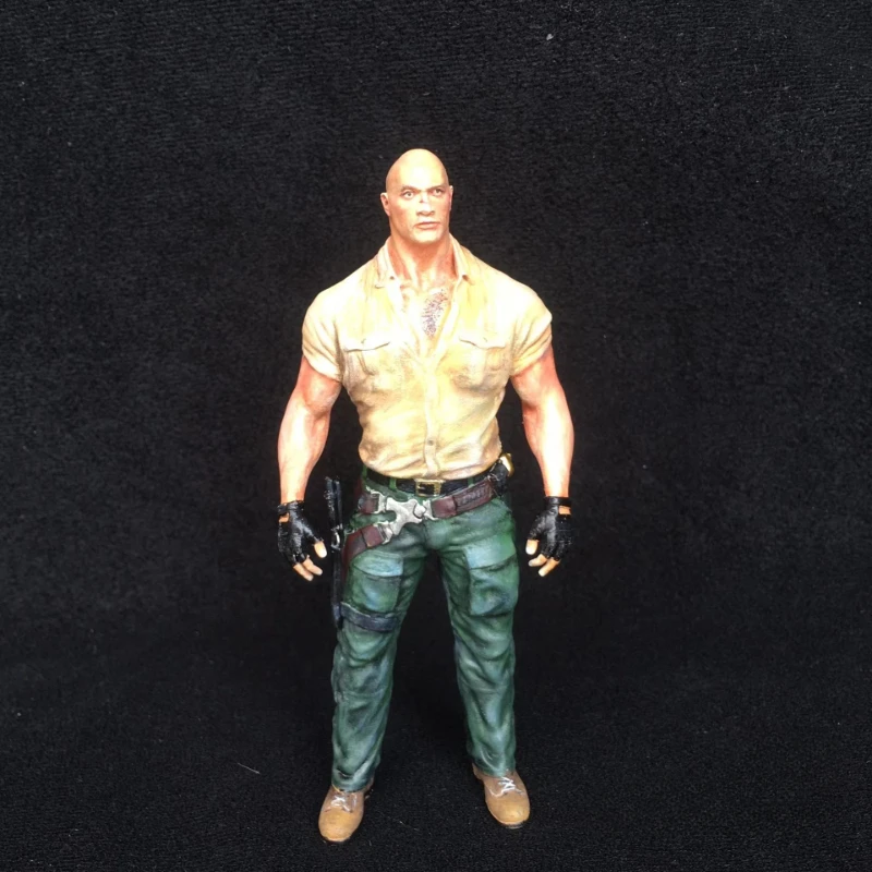 

The Rock Diy Resin Figure 1/24 Scale Assembly Model Kit Unassembled Diorama and Unpainted Figurines Toys