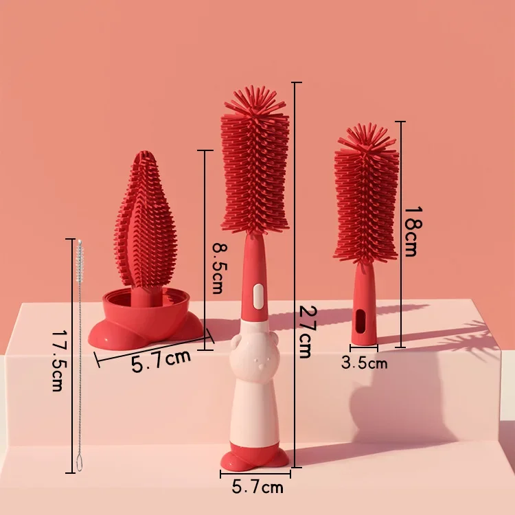 Water Cup Cleaning Straw Brush Multi-function Brush Baby Bottle Baby and Comb Set Essentials