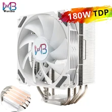 4 Heatpipes CPU Kühler Kühler 120mm Lüfter PWM 4PIN für Intel LGA 1150 1151 1155 1200 1366 2011 1700 x79 X99 AM3 AM4 Ventilador
