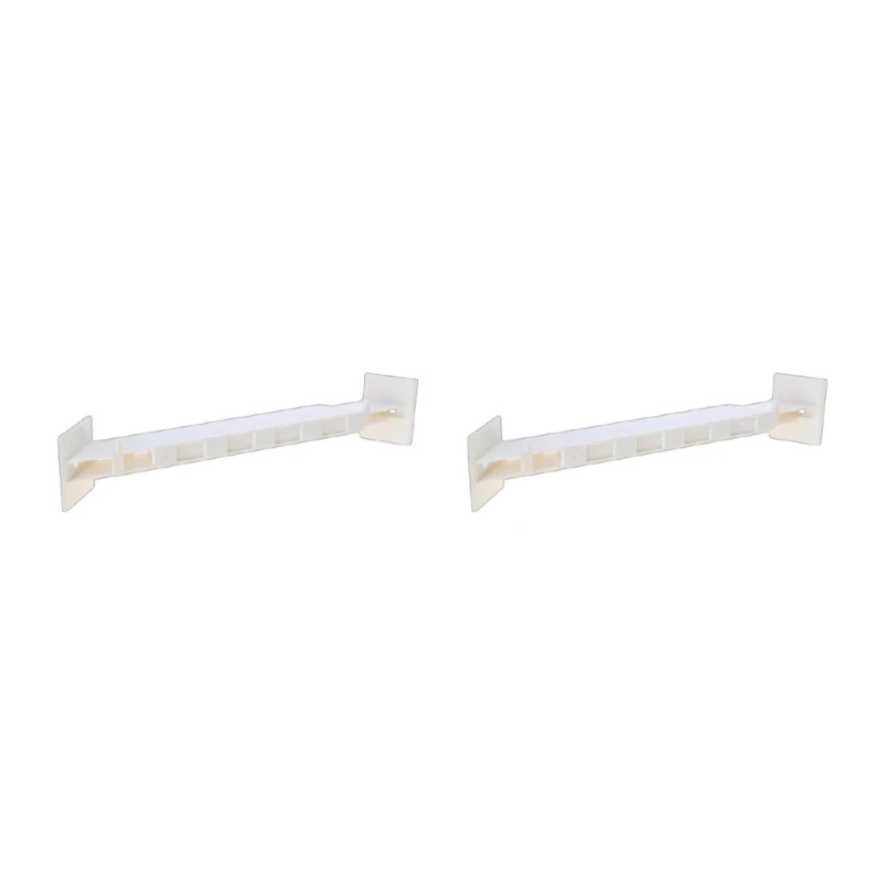 2pcs Corner Storage Bar Telescopic Shower Shelves Holder Fixing Rod Toiletries Securing Rod Organizers Rack RVs Accessory