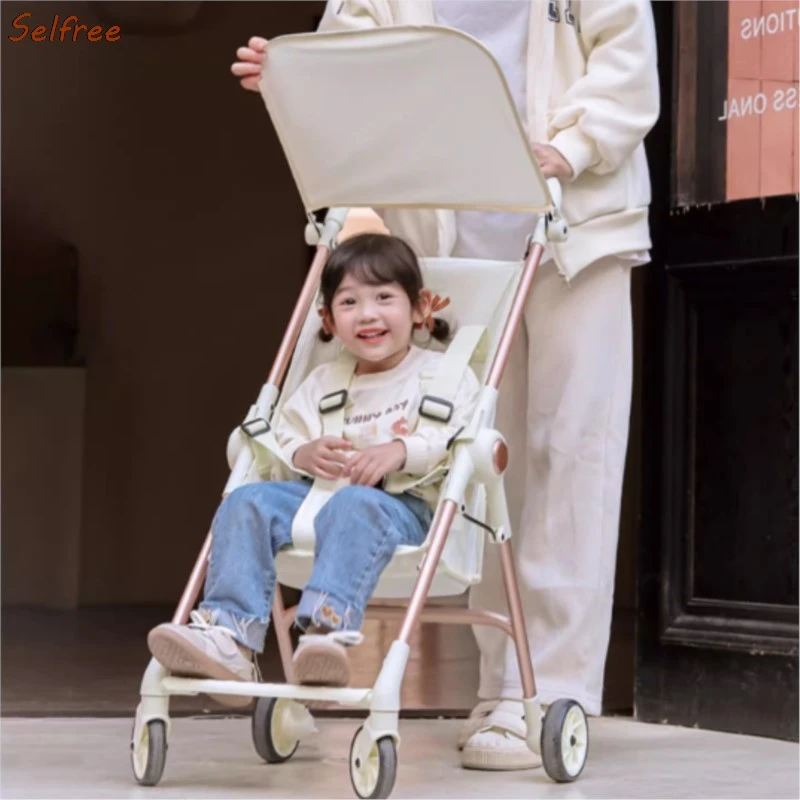 LazyChild Travel Car Pocket Car Baby Stroller Easy To Carry Lightweight Folding Simple High Landscape Boardable Baby Walker Hot