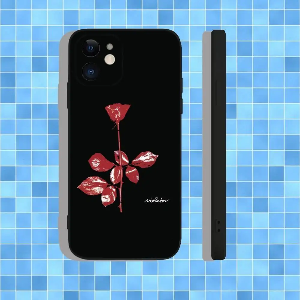 D-Depech Band M-Mode Soft Black Phone Case