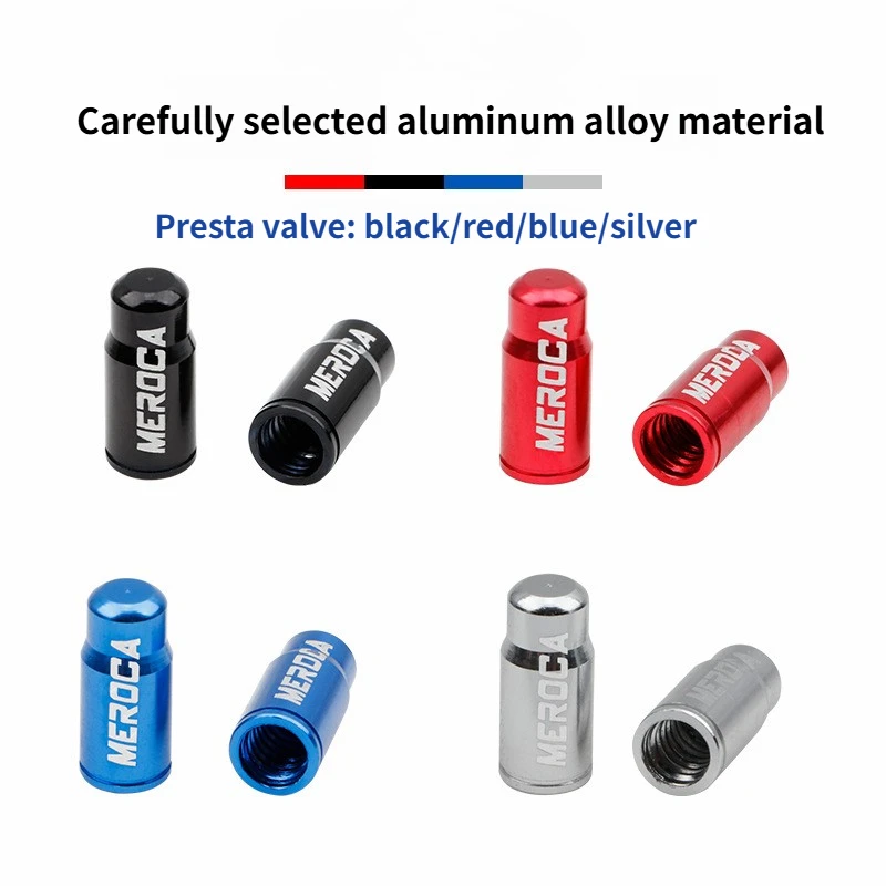 Durable Aluminum Alloy Bicycle Tire Valve Dust Caps