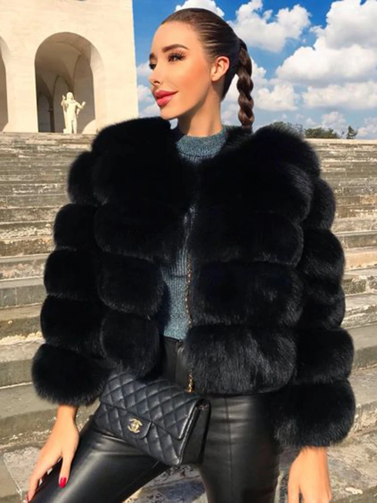 Women's Full-Length Pure Fox Fur Winter Coat main image 1
