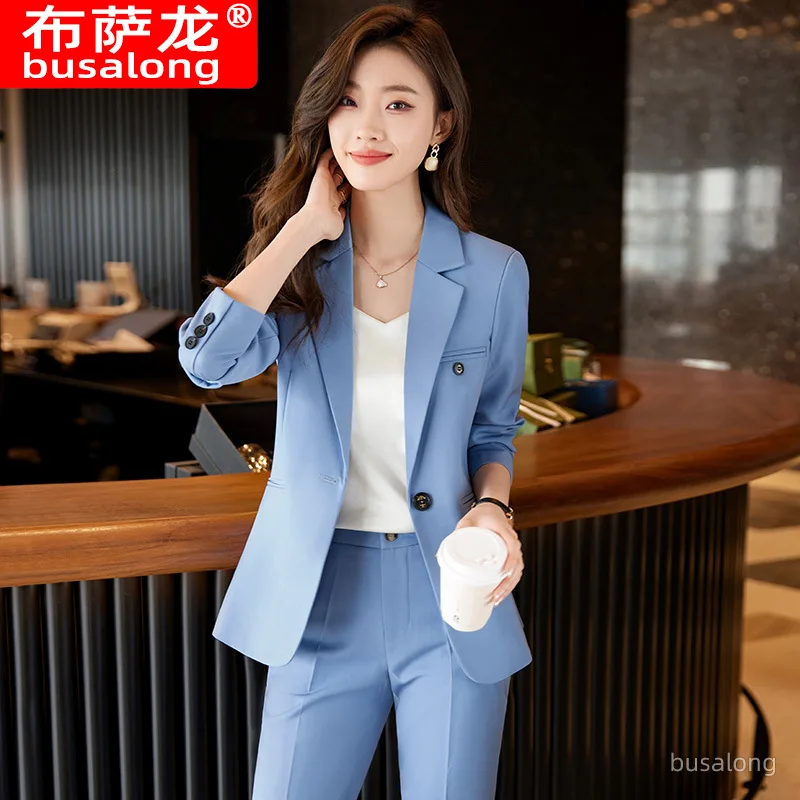 

Coffee Color Suit Jacket Women's High-Grade Business Wear Dignified Sense of Design Niche Goddess Temperament Workplace Formal S