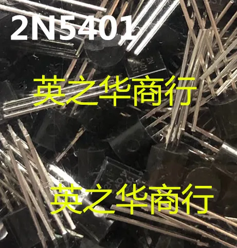 

50pcs orginal new transistor 2N5401 0.3A/150V PNP low power transistor