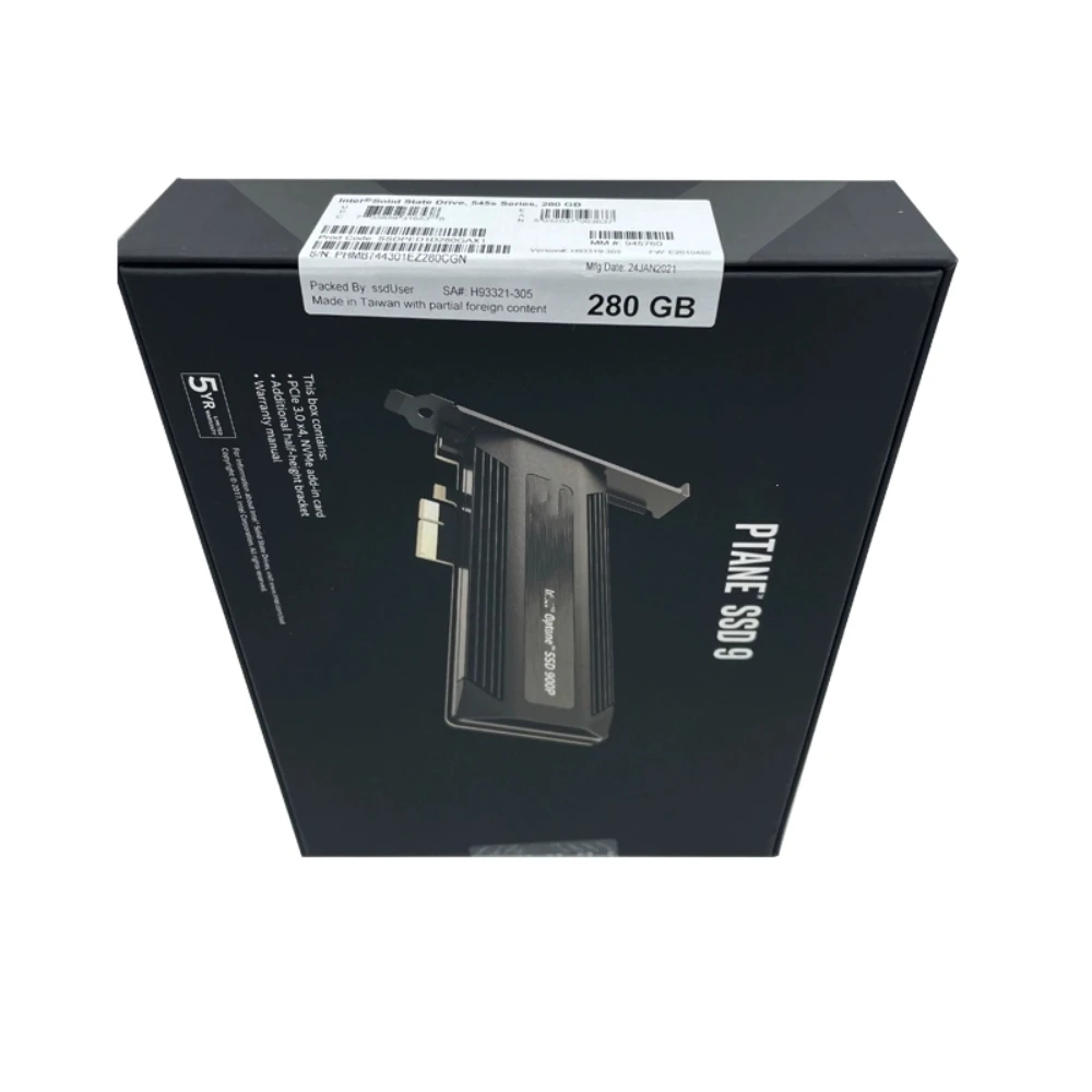 Original SSD 900P Serie 280G PCIE SSD AIC PCIe X4 3D XPoint ...