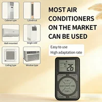 Télécommande universelle LCD pour mini climatiseur Q58 – Contrôleur de climatiseur portable à faible consommation avec écran LCD, remplacement universel 3