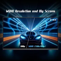 32 Inch Monitor 2K Monitor, IPS 1440p Monitor with Ultra-Thin Bezels, HDR10, Freesync/G-sync, HDMI/DP Ports, Tilt Adjustable 2
