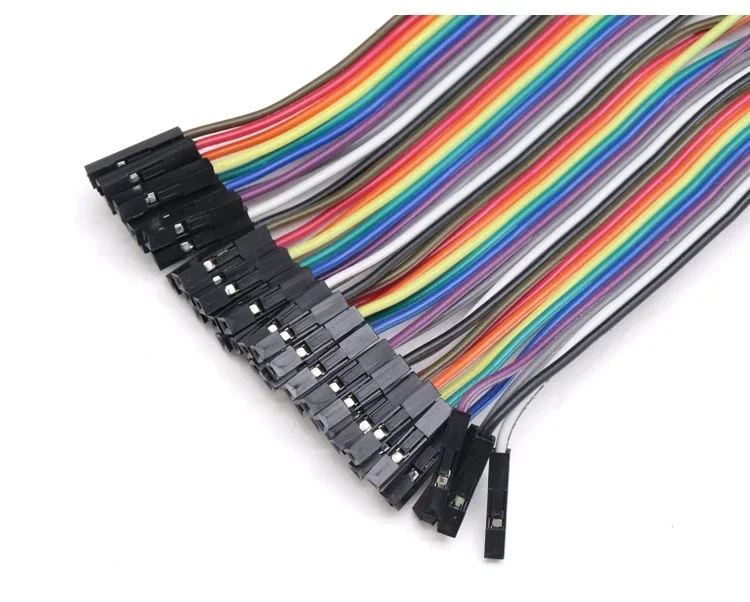 Jumper Wire Kit 40Pin Jumper Wire Pins Male to Male Female to Female Cable 2.54mm for PCB Arduino 10cm 21cm 30cm 40cm