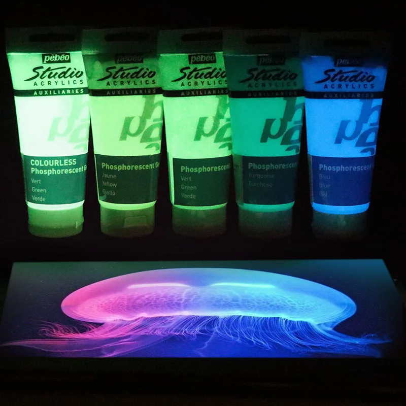 AcrylicPigment100mlLuminousGlueCreativeDIYHandmadeFluorescent