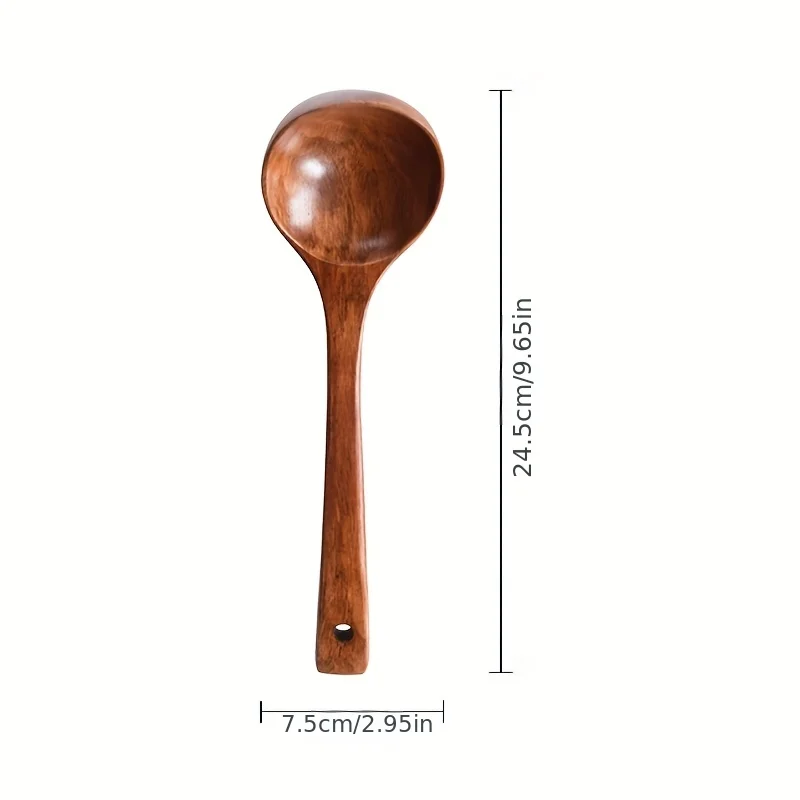 Wooden Cooking Spoon 1pc For Kitchen
