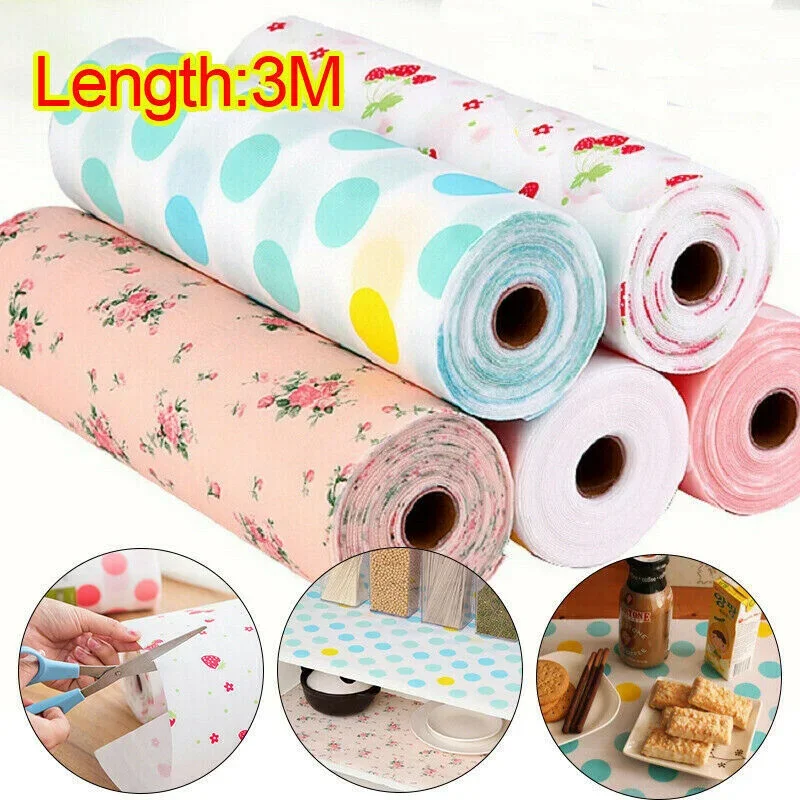 drawer liner 3M Reusable Drawer Mat Contact Paper Cabinet Liner Moisture-proof Waterproof Dust Proof Non-Slip Kitchen Table Shelf Liner Pad