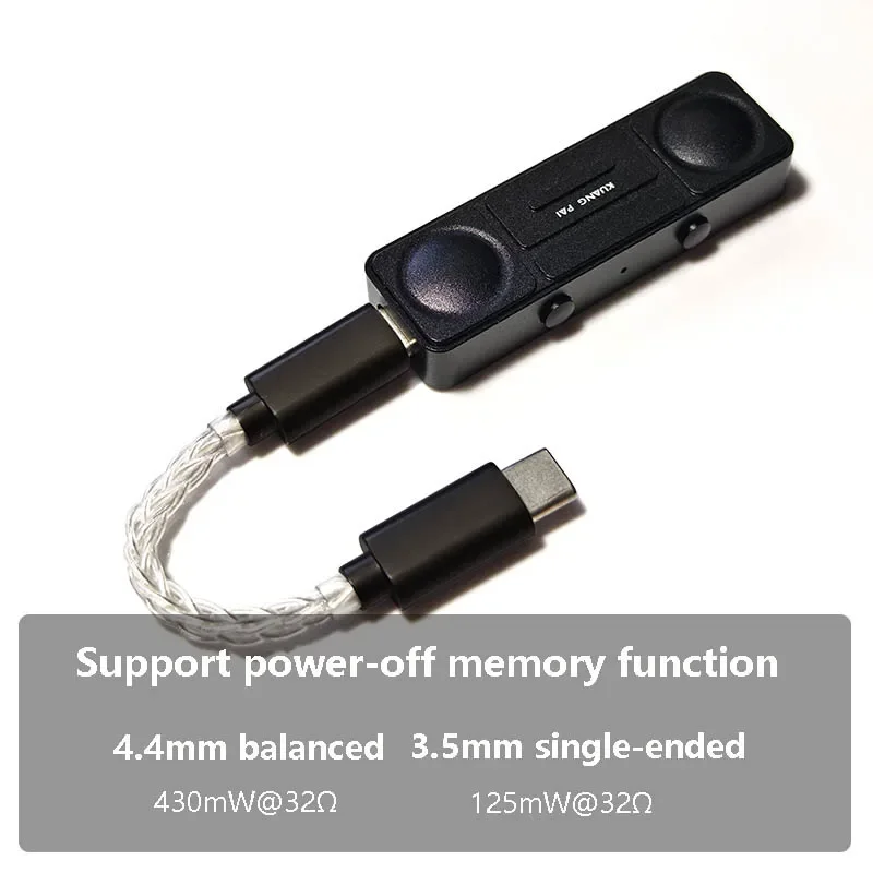 HIFI Decoding Headphone Amplifier 430mW Power CS43131 DAC DSD256 384KHz 32bit Decoding Balanced Outputs headphone amplifier portable dac amplifier