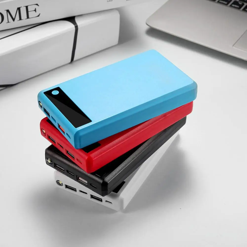 Practical Power Bank Shell Portable Welding free 6 X 18650 DIY Battery Case Pack Power Bank Case Multiple Protection