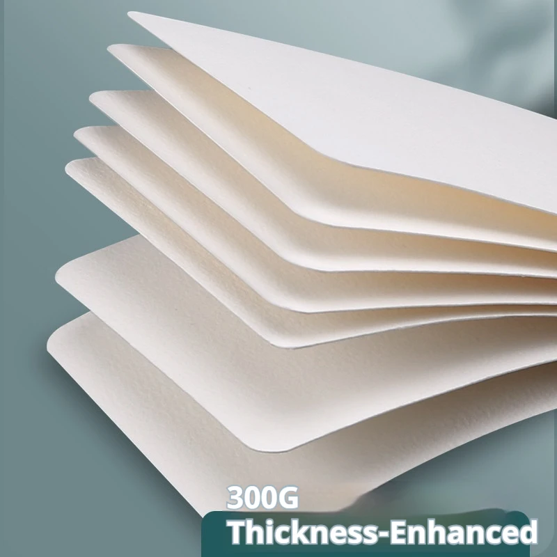 바오홍 전문가용 수채화 용지 300g 100% 코튼 콜드프레스 핫프레스 아트지 (아티스트, 학생용 그림, 스케치)
