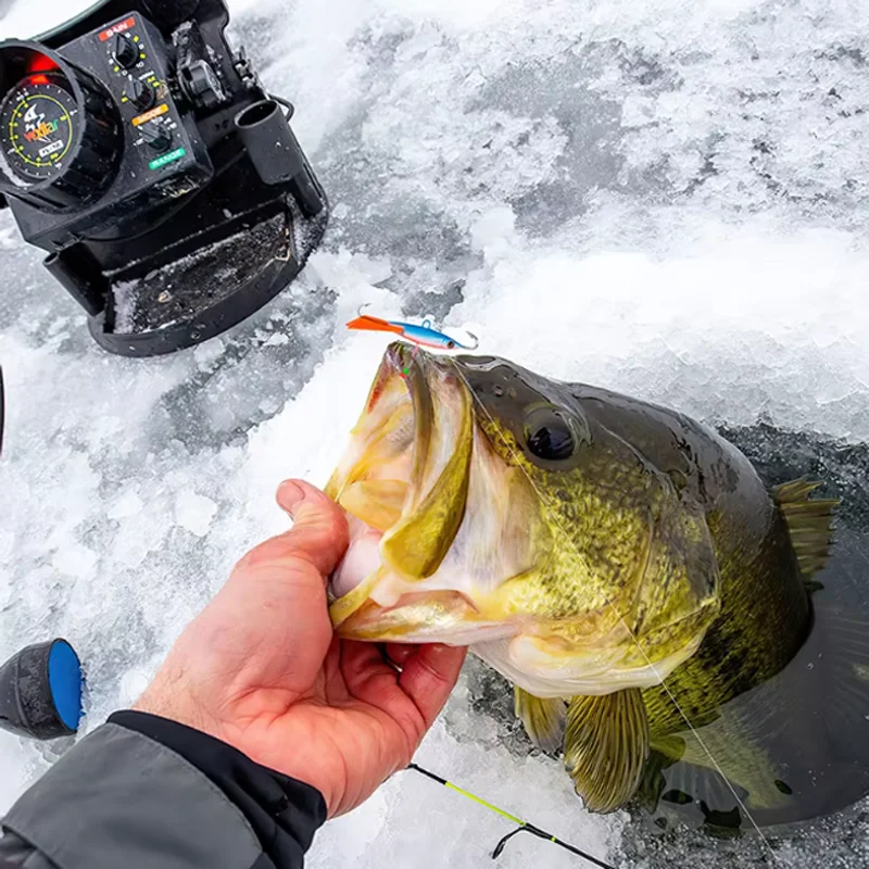 Fishing Lure Carp Fishing Bait Goture 1pc Winter Ice Fishing Lure Balancers 5.8cm 9g Ice Jig Artificial Wobblers Bait for Trout Bass Pike Carp