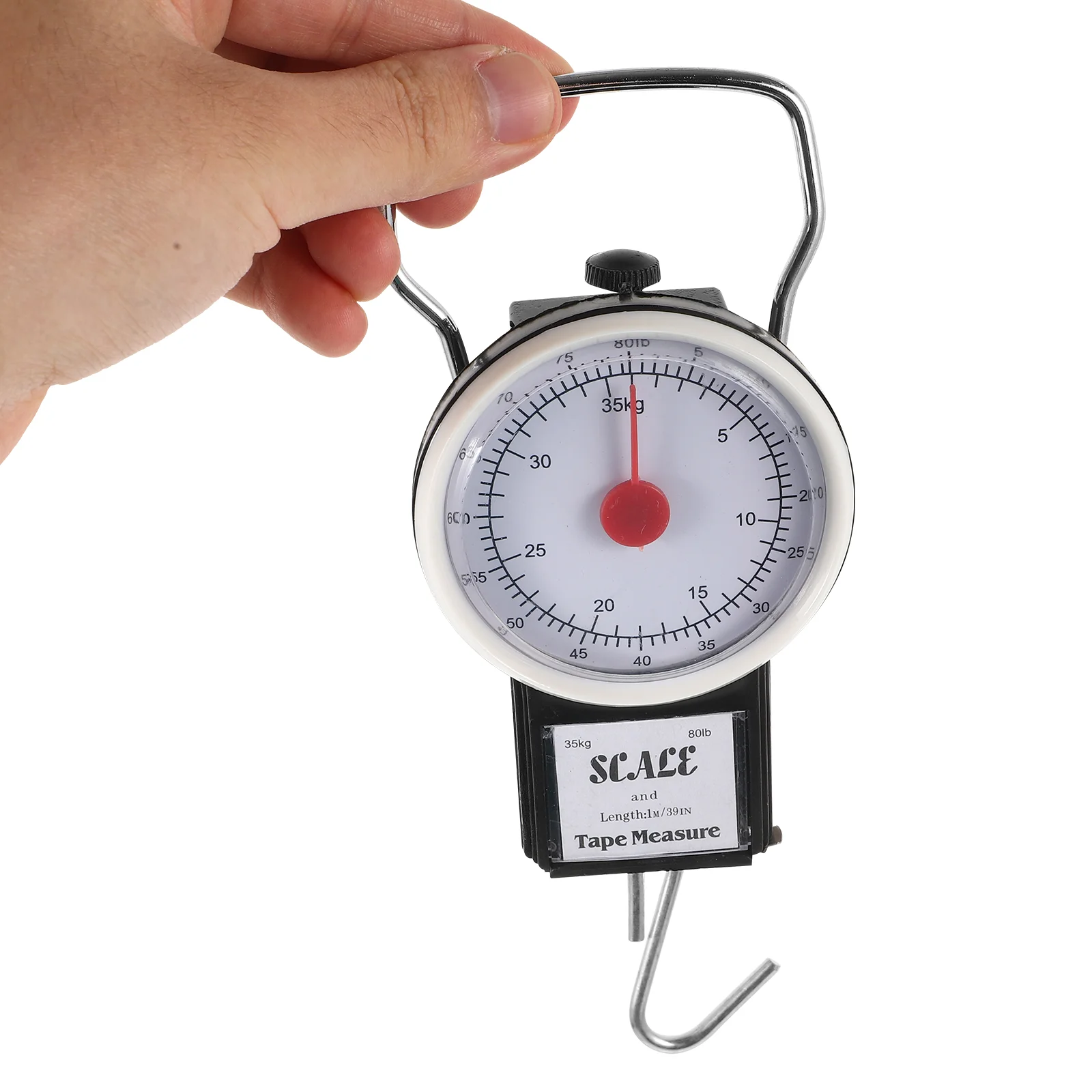 Portable Luggage Scale Spring Weighing Scales Mini Travel Suitcase Weight Handheld Fishing Hanging Portable Baggage Measurement