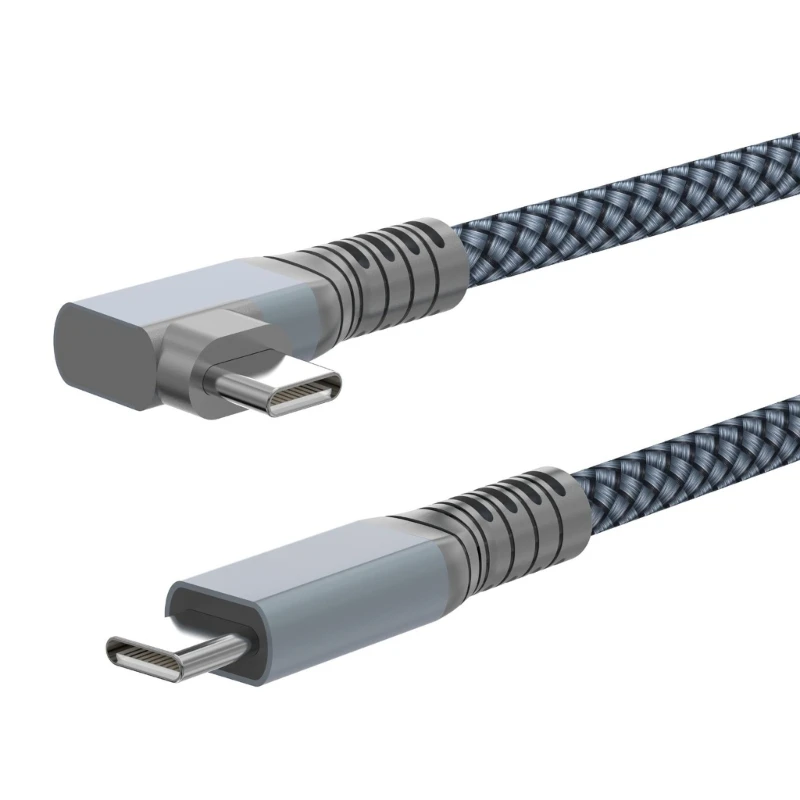 USB C Cable, USB C 3.2 Type to Type Cable, 240W 5A Fast Braided Cable for Mac Book, S20, T7 H8WD