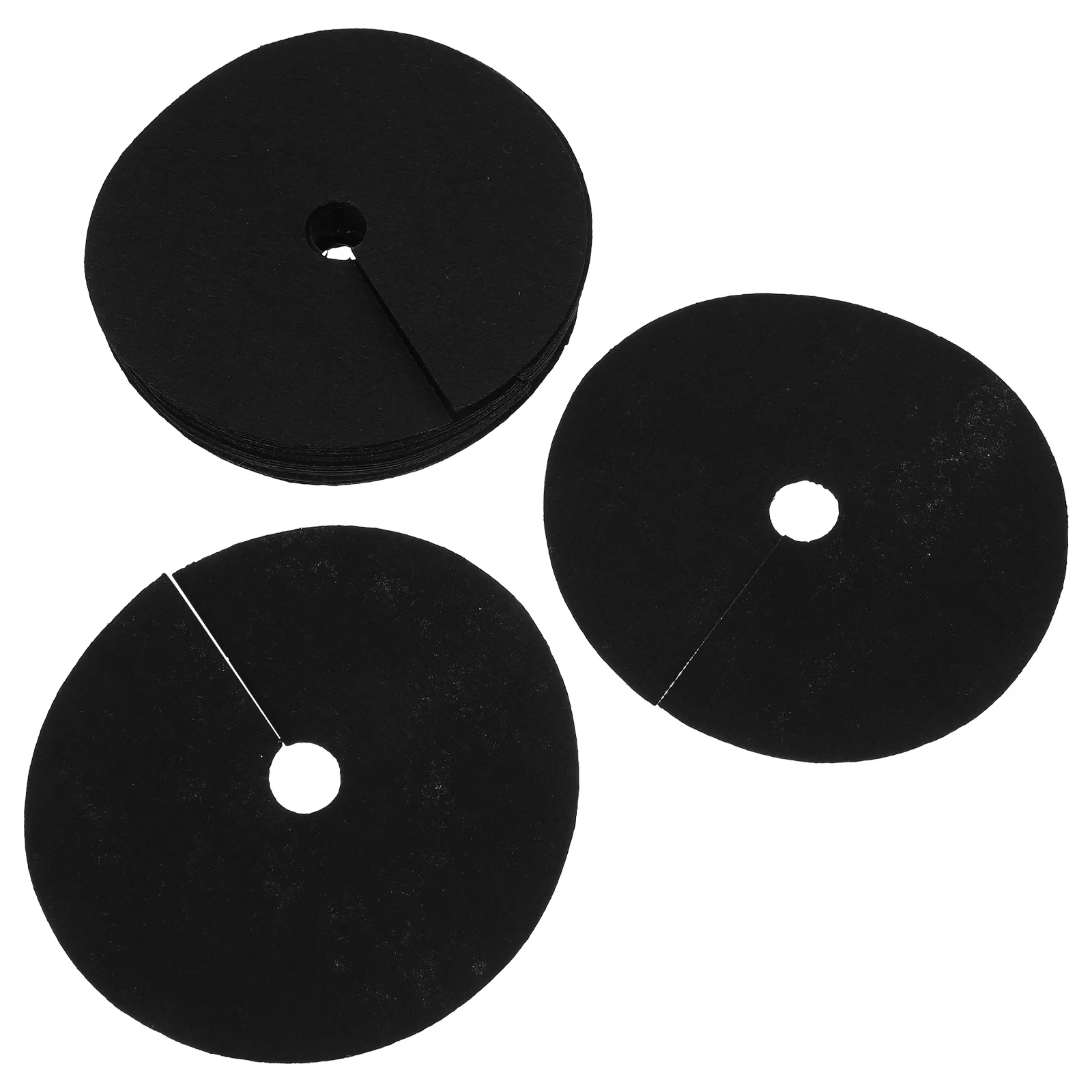 Tree Weed Barrier Mat 20 Pcs Ground Cloth Weeding Anti-grass Fabric Control Ring Protection Pad Non-woven Gardening Tree