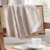 JINCHAN 2PCS Linen Curtains For Living Room Bedroom Rod Pocket Back Tab Light Filtering Window Drapes FarmHouse Curtain 4