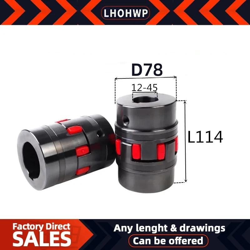 Acoplamento Elástico Acoplamento Garra xl Star Flor de Ameixa Xl4 Diameter80 Furo Interno 1245