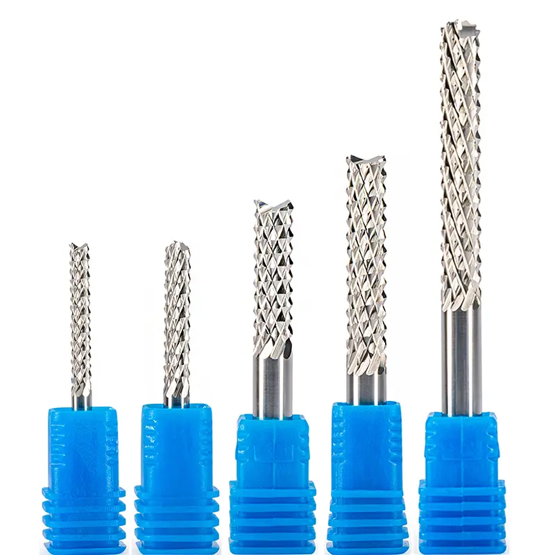 10pcs 3.175/4/6mm Corn Teeth End Mill, Milling Cutter CNC Router Bits Tool PCB, Printed Circuit Board Cutter on HDF,Fiber Glass image 4