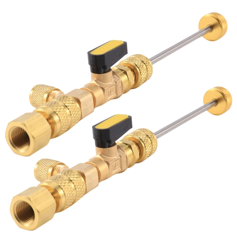 2X R410A R22 Dual Size Sae Port Hvac Valve Core Removal Installer Tool (Nessuna Perdita Di Gas)