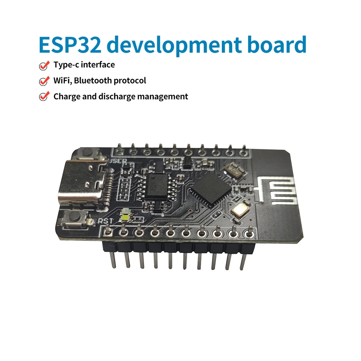 

H ELTEC AUTOMATION ESP32-C3 Mini WiFi + BLE 5,0 ESP32, макетная плата с низким энергопотреблением для