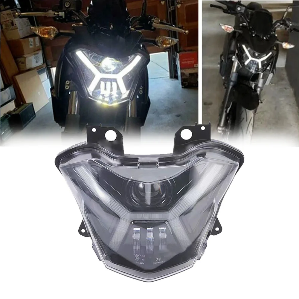 

E9 Mark Motorcycle Replacement Headlight Hi/Lo Beam LED Head Lamp Assembly For Kawasaki Versys-X 300 ABS Z650 Z-650 2017-2021