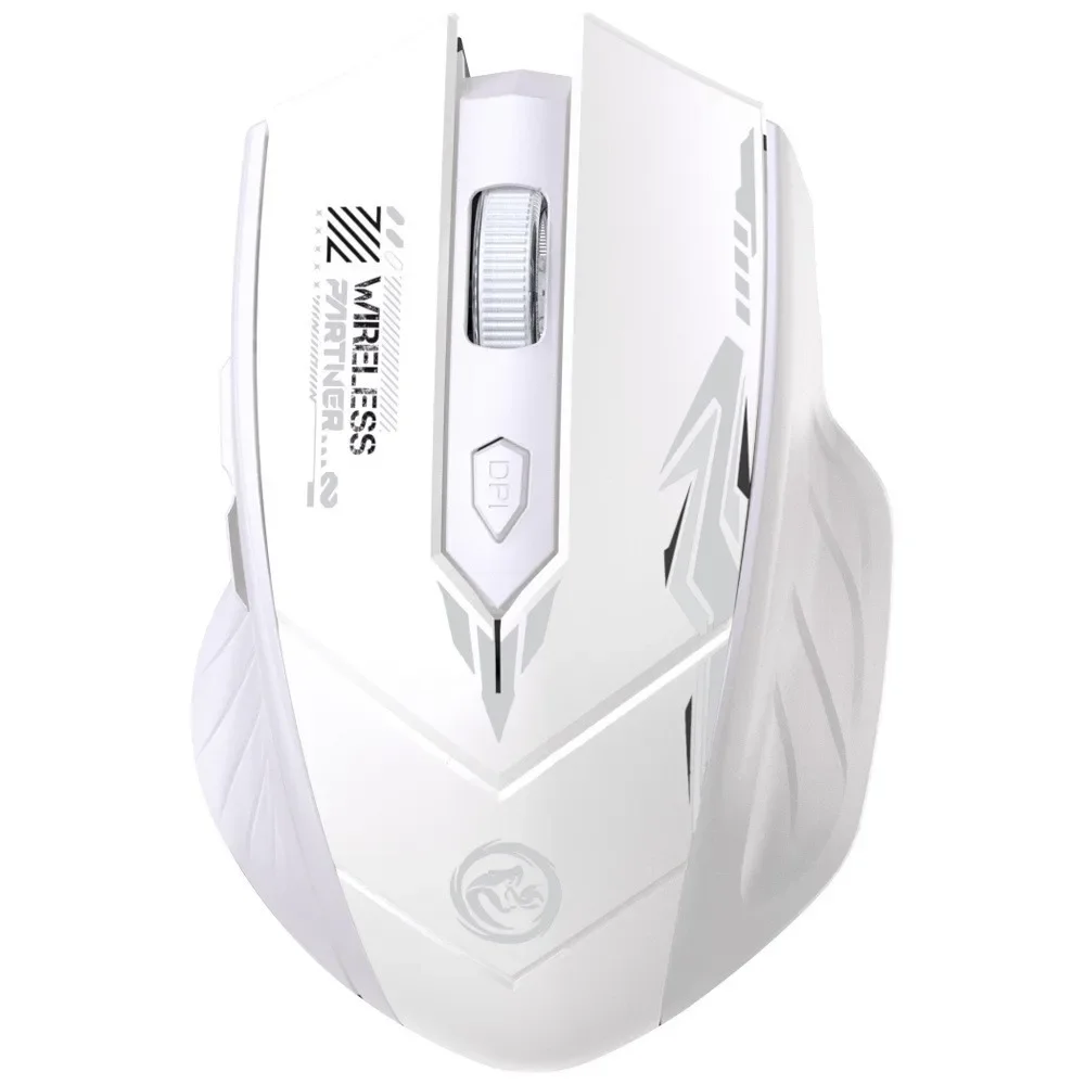 Enhanced Rechargeable Dual Mode Wireless Gaming Mouse with 1600DPI