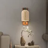 Natural Stone LED Wall Lights Bedroom Living Room Office Hotel Aisle Wood Sconce E27 Bulb With Switch Drop Shipping 1
