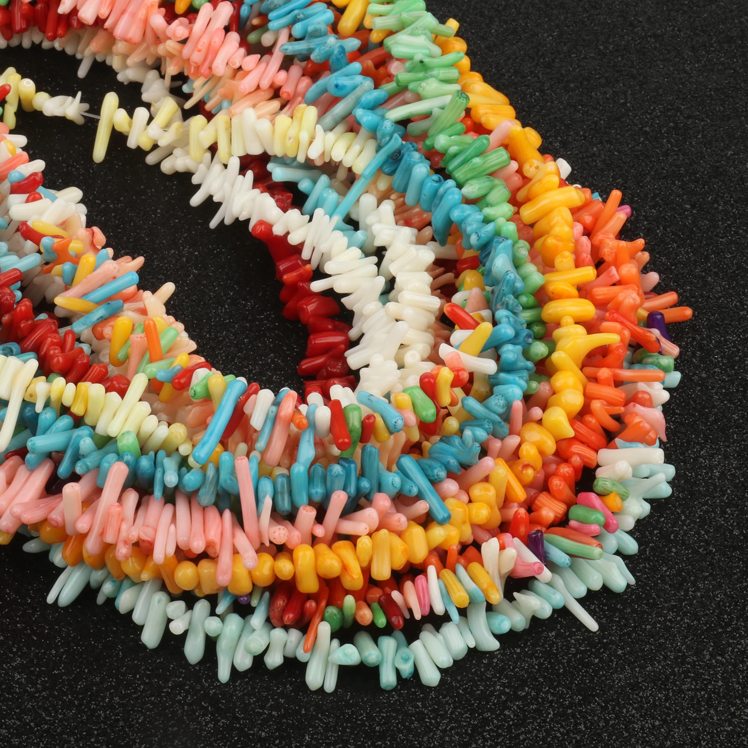 

Natural Irregular Freeform Coral Loose Stone Beads For DIY Necklace Bracelet Earring Jewelry Making 15"3-6x5-10mm Free Shipping