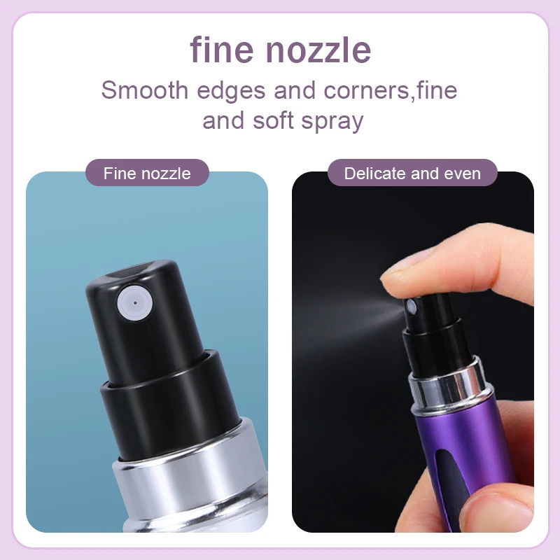 Portable Mini Refillable Perfume Atomizer 5/8ml Aluminum Perfume Bottle Spray Bottle spray bottle,perfume bottle,perfume atomizer,mini perfume bottle,perfume refill bottle,mini perfume atomizer,refillable bottle,refillable empty bottle,refillable cosmetic bottle,refillable perfume bottle